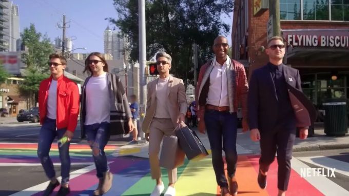 Queer Eye for the Straight Guy's Fab Five, in Atlanta